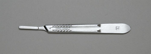 Mango de Bisturí Quirúrgico N.° 4 de Acero Inoxidable, Mango de Cuchillo Manual para Cirugía General, Instrumento de Clase I con Certificación CE - Product Image 4