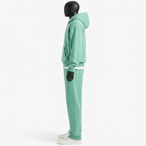 Conjunto Deportivo Informal de Invierno para Correr y Entrenar, Hecho en Fábrica, 100% Algodón, para Hombre - Product Image 4