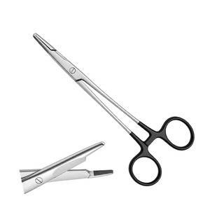 Porte-aiguilles Olsen Hegar avec manche noir, 6 instruments chirurgicaux en acier inoxydable - Product Image 4