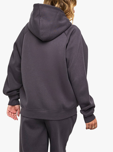 Sweat-shirt à capuche 3D gaufré de haute qualité, personnalisé, surdimensionné, en polyester et coton, chaud, pour femme, idéal pour la marche et la course - Product Image 4