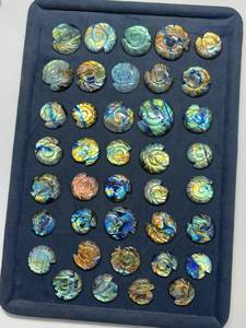 Sculpture d'escargot en labradorite au design unique, pierre précieuse de jaspe Noreena, faite à la main, pour la guérison et la décoration, cadeau disponible au meilleur prix du marché - Product Image 2