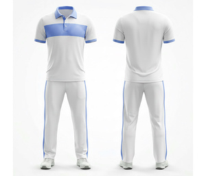 Lightweight <b>Cricket</b> Uniform for Clubs, Schools & Leagues | Men Women Youth <b>Cricket</b> Wears Polo Shirt and Trouser Full Team - Product Image 2