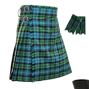 Conjunto de Kilt Escocés de 12 Piezas con Estampado Argyle para Hombre, Hecho de Lana, Talla Personalizada, Logotipo Personalizado - Product Image 4