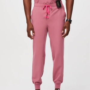 Azicon Mauve-Colored <b>Set</b> of Medical Scrubs Customize Hospital Nurse Uniform V-Neck Top Cargo Pants <b>Doctor</b> Nursing Workwear Suit - Product Image 5