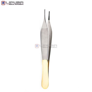 Pinzas Manuales ADSON con Puntas Serradas TC Quirúrgicas 4.75 para Manipulación de Tejidos Delicados, Estándar de Seguridad MOL, Instrumentos Médicos Quirúrgicos - Product Image 3
