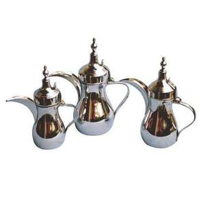Stainless Steel Made Classic Metal Arabic Coffee <b>Pot</b> Dallah Coffee Maker for Middle East Style <b>Tea</b> and Coffee Serving - Product Image 6