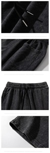 Custom Logo High Quality 2 Piece Men's Summer <b>Sets</b> Casual Streetwear Shorts <b>Sets</b> T Shirt - Product Image 6