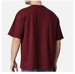 เสื้อยืดไหมพรมโอเวอร์ไซส์ใหม่ปี 2025 สำหรับผู้ชาย แขนสั้น พิมพ์ลาย สไตล์ลำลอง ไซส์พลัส - Product Image 2