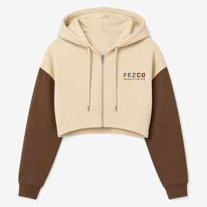 Sweat-shirt à capuche pour femme en molleton 100% coton, coupe courte, noir, élégant, pour la salle de sport, avec logo personnalisé OEM - Product Image 2