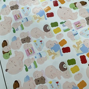 Feuille d'autocollants en papier non couché imprimée avec logo sur mesure, étiquette de scellage pour emballage de snacks, fabricant vietnamien - Product Image 4