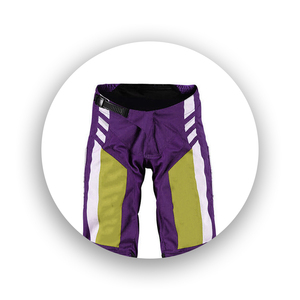 Pantalon de moto pour homme violet, color-block, séchage rapide, toutes saisons, vêtements de moto - Product Image 3