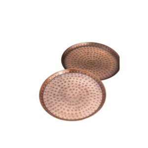 Wholesale Luxury <b>Gold</b> Hammered Brass <b>Coasters</b> Set Round Metal Drink <b>Coasters</b> for Hotel Restaurant and Home Table Decoration - Product Image 3
