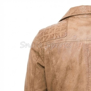 New Breathable Latest Design Men Fashionable Jacket 2026 High Quality Male Best Design Personalized Leather Jackets - Product Image 6