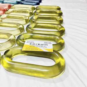 Eslabones de Cadena de Resina Personalizados para Decoración del Hogar - Tema de Amor, Tamaño Grande, Transparentes y Multicolores - Product Image 6