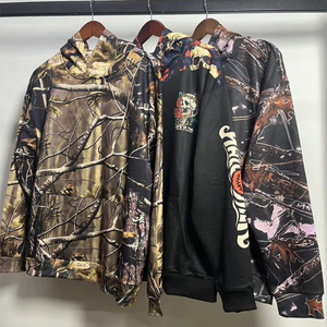Pull-over surdimensionné personnalisé à demi-fermeture éclair de couleur unie avec poches à capuche pour hommes sweat à capuche de haute qualité thermique décontracté sport sweat à capuche uni - Product Image 2