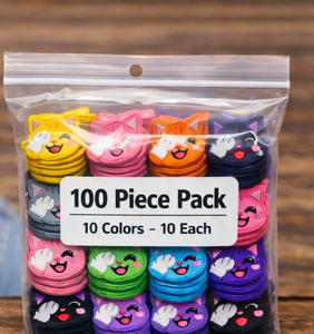 Parche bordado personalizado de gato kawaii, termoadhesivo o para coser, insignia bordada con cara de gato de dibujos animados para ropa, bolsos y sombreros. - Product Image 5