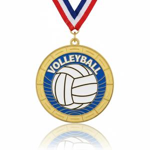 ออกแบบโลโก้ทีมสำหรับการแข่งขันกีฬาวอลเลย์บอล  โล่รางวัลโลหะสั่งทำพิเศษ - Product Image 2