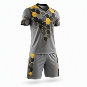 Uniforme de Fútbol Contemporáneo para Adultos, Jersey y Pantalones Cortos, Tejido Deportivo Transpirable y Ligero - Product Image 2