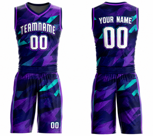Custom Basketball Uniform Set Men Sublimation Jersey and <b>Shorts</b> Quick Dry Breathable <b>Polyester</b> Team Sportswear with Custom Name - Product Image 1