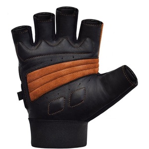 Hot Selling Unisex Leather Weight Lifting Gloves Adjustable <b>Strap</b> Waterproof Breathable for Gym Workout Fitness Training - Product Image 6