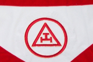 Parche de tela bordado reversível para delantal de Capítulo del Consejo del Arco Real, insignia ceremonial - Product Image 5