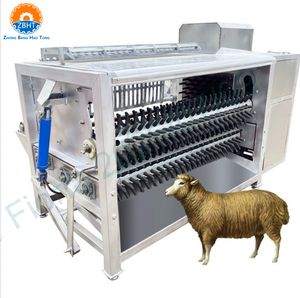 Macchina Professionale Elettrica Idraulica per la Rimozione del Pelo di Pecore, Attrezzatura Automatica per la Depilazione di Agnelli e Capre, Impianto di Macellazione - Product Image 1