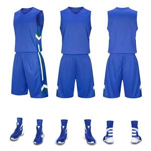 Ensemble d'uniformes de basket-ball personnalisés, nom de l'équipe, numéro, logo, maillot, short, vente en gros - Product Image 6