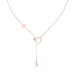 Pendentif de mariage et de fiançailles en forme de grappe géométrique Ivy, serti de diamants taille radiant, plaqué rhodium - Product Image 4
