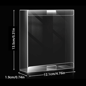 5x Custodie Protettive Trasparenti in Plastica per Cartucce di Gioco Nintendo NES - Scatole per Ordini a Ritiro e Custodie per Lettori di Videogiochi - Product Image 1