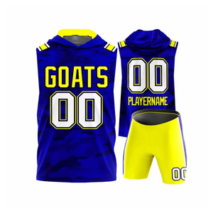 Conjunto de Camisetas de Fútbol Americano 7v7 con Estampado por Sublimación, Diseño Personalizado, Estampado Gráfico, Uniformes de Fútbol Americano 7 contra 7 sin Mangas para Jóvenes - Product Image 1