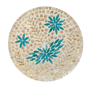 Premium Shell Charger Plate Boho Style <b>Placemat</b> for Coastal Wedding Decor and Fancy Dinner Storage - Product Image 1