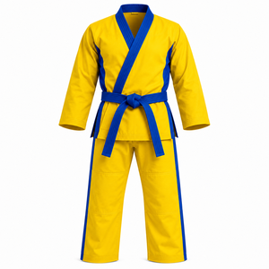 Customized Low Price 100% Cotton Made Karate Uniform Custom Design New Arrival Fight Wear Karate Uniform For Sale - Product Image 2