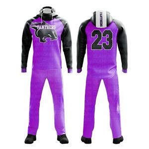 Best Wholesale Men's Tracksuits Custom Name & Number Sublimated Sportswear Athletic Hoodie & <b>Sweatpants</b> <b>Sets</b> - Product Image 4