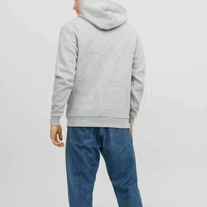 Sudadera con Capucha para Hombre, de Algodón Transpirable, Color Sólido, con Logotipo Personalizado, Manga Larga, al Mejor Precio - Product Image 3