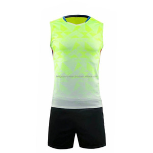 Custom Logo Volleyball Uniform Set Sublimation Print 100% Polyester Team Wear - Product Image 6