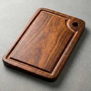 Tabla de cortar de madera de Sheesham al por mayor |   Tabla de servir artesanal de caoba de la India - Product Image 2