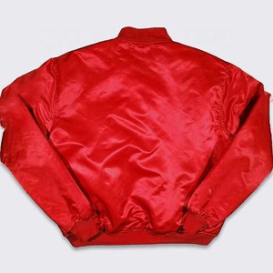 Veste universitaire pour hommes Bomber en satin original Veste en polyester et soie 2025 Nouveaux modèles - Product Image 6