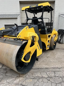 Rouleau vibratoire tandem robuste 2020 de 12 tonnes, double tambour de 2000 mm, compacteurs d'asphalte - Product Image 2