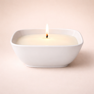 Recipiente de cerámica de doble tono para velas, cuenco ancho de pared gruesa, resistente al calor, acabado de esmalte liso, para una sola vela, decoración de lujo reutilizable - Product Image 4