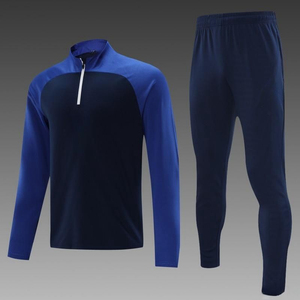 Professional Soccer Tracksuit Custom Team Logo Football <b>Jacket</b> And Pants Athletic Sportswear For Club Training - Product Image 1