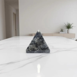 Wholesale 30-35mm Pyramid Muntaha Agate Handmade Natural Stone Bulk Reiki <b>Crystals</b> Larvakite Premium Quality - Product Image 1