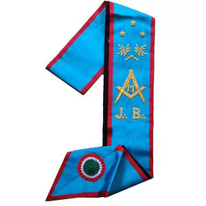 Echarpes Masónicas Personalizadas de Alta Calidad con Logotipo Bordado al Por Mayor, Precio Más Bajo, Mejor Material - Product Image 6