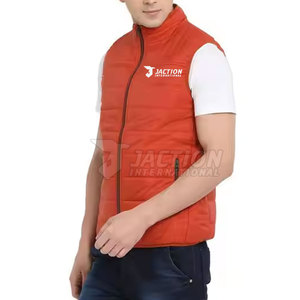 Nouveau design, col rabattu, veste d'hiver matelassée pour homme, sans manches, légère, veste d'hiver matelassée pour homme - Product Image 2