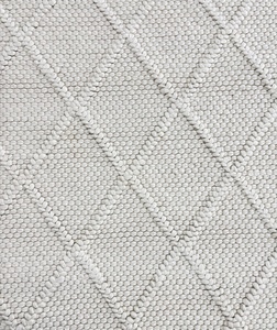 Alfombra de Lana Hecha a Mano HARI ENTERPRISES, Alfombra Texturizada Color Marfil, Alfombra Tejida a Mano, Alfombra Minimalista Neutral, Alfombra Moderna de Lana con Bucles - Product Image 4