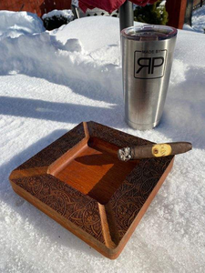 Cenicero de Alta Calidad con Tapa, Regalo Empresarial, Diseño Atractivo, Cenicero para Cigarros y Cigarrillos, para Decoración de Mesa - Product Image 4