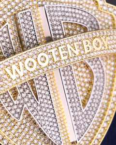 Colgantes Personalizados con Retrato, Plata 925, Oro Real, Moissanita VVS, Estilo Hip Hop, Esmaltados, Joyería de Alta Calidad - Product Image 2