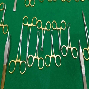 ชุดเครื่องมือผ่าตัดสัตว์เลี้ยงทั่วไป ชุดแพ็ค 40 ชิ้น ด้ามจับสีทอง รุ่น Ji-3020 คุณภาพสูง โดย Jamso Industries - Product Image 3