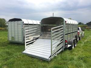 Premium Sheep Livestock <b>Trailer</b> Strong Steel Frame | <b>Farm</b> Animal Transport <b>Trailer</b> | 2000kg Capacity | Custom Size | OEM/ODM - Product Image 1