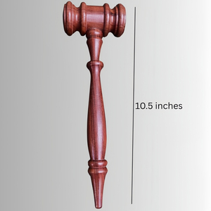 <b>Wooden</b> Polished Handcrafted Head Judge Gavel Justice Hammer Courtroom Decor Legal Office Desk Gift Hand <b>Tools</b> Ergonomic Handle - Product Image 5