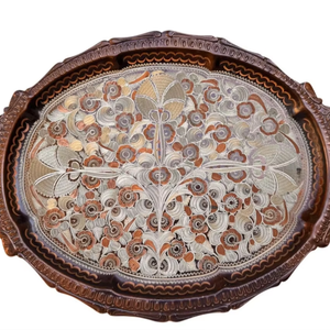 Ustensiles de cuisine en cuivre, articles de service en cuivre, accessoires de table en cuivre, vaisselle en cuivre, plateau d'accueil en cuivre, plateau de restauration en cuivre, plateau d'hôtellerie en cuivre - Product Image 1